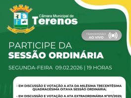 Participe da Sessão Ordinária do dia 09/02/2026