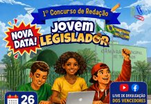 Nova Data: Live de premiação do 1º Concurso de Redação Jovem Legislador será em 26/05