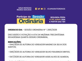 Participe da Sessão Ordinária do dia 15/06/2026