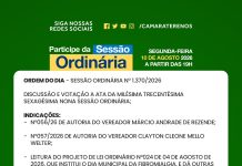 Participe da Sessão Ordinária do dia 10/08/2026