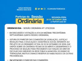 Participe da Sessão Ordinária do dia 28/09/2026
