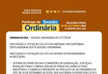 Participe da Sessão Ordinária do dia 05/10/2026
